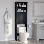 Futzca Over The Toilet Storage Cabinet with Door