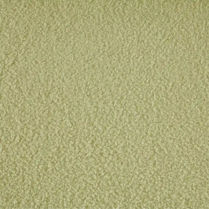 Mobili per soggiorno, divano pigro a tre posti in tessuto Teddy, colore bianco