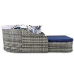 GO 79.9 Outdoor Sunbed with Adjustable Canopy, Daybed With Pillows