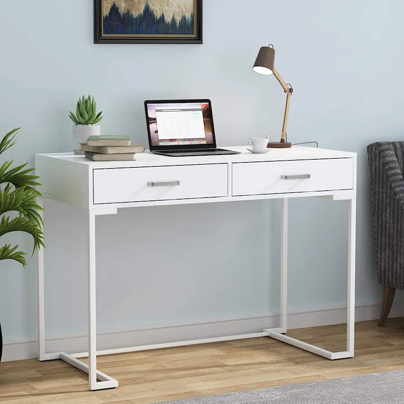 Computer Desk with Drawers, Writing Desk
