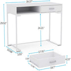 Computer Desk with Drawers, Writing Desk