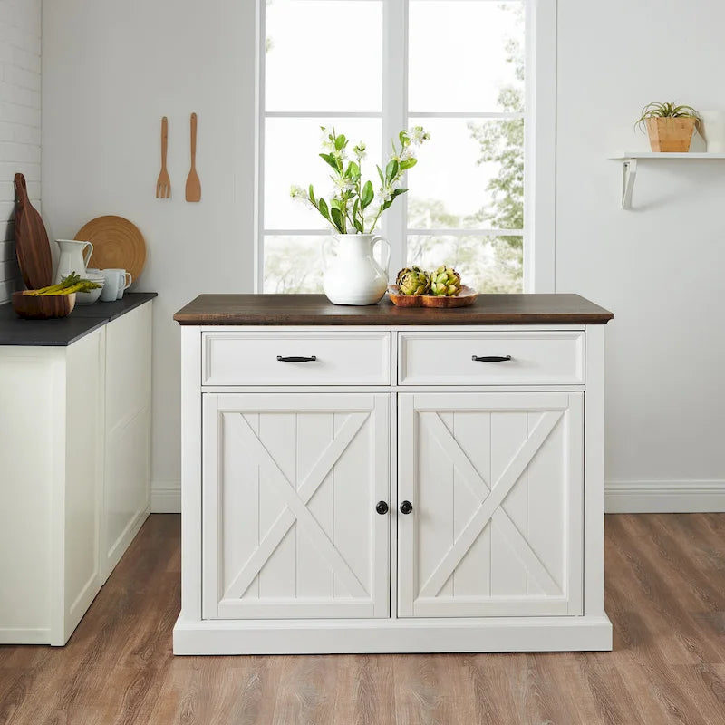 Crosley Clifton Kitchen Island - 23.63d x 47.75w x 36.25h