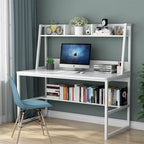 47 InchesComputer Desk with Hutch and Bookshelf, Home Office Desk
