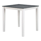 Badia Transitional White Wood 5-Piece Counter Height Table Set by Furniture of America