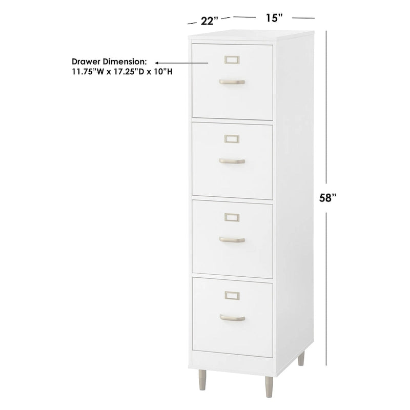 4-Drawer Filing Cabinet