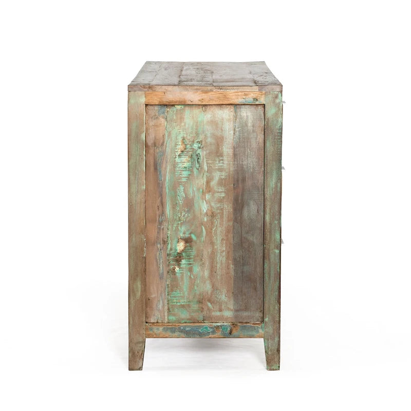 Cassettiera Cordoba in Teak Riciclato Vintage