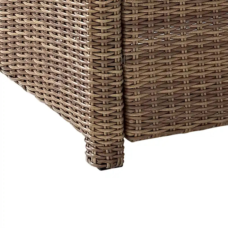 Crosley Bradenton 7Pc Outdoor Wicker Sofa Set - 151 W x 163 D x 32.5 H