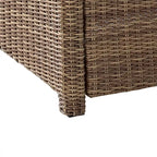 Crosley Bradenton 7Pc Outdoor Wicker Sofa Set - 151 W x 163 D x 32.5 H