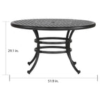 South Ponto 5-piece Aged Bronze Aluminum Round Dining Set with Swivel Chairs by Havenside Home