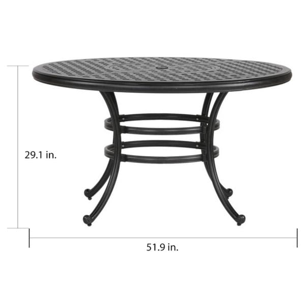 South Ponto 5-piece Aged Bronze Aluminum Round Dining Set with Swivel Chairs by Havenside Home