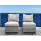 12 Piece Rattan Sectional Seating Group with Cushions