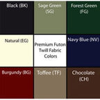 6-inch Thick Twill Futon Mattress (Twin, Full, or Queen)