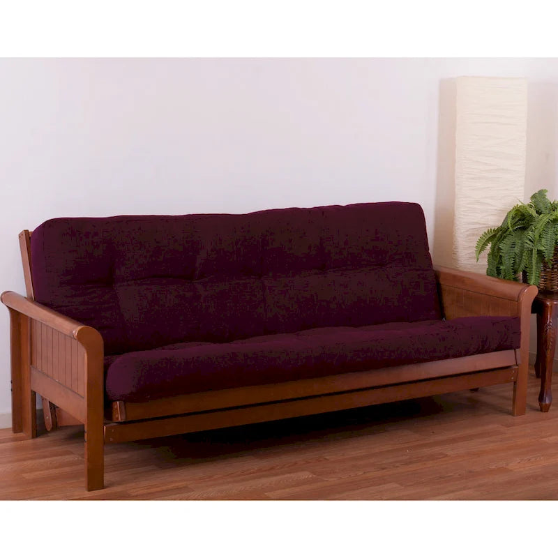 6-inch Thick Twill Futon Mattress (Twin, Full, or Queen)