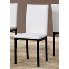 Roundhill Furniture Citico Metal Faux Marble Top 5-piece Dinette Set