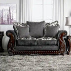 Mansuri Traditional Chenille Rolled Arms 2-Piece Sofa Set by Gracewood Hollow