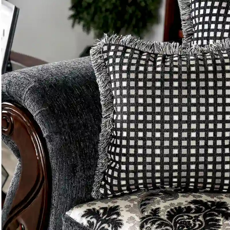 Mansuri Traditional Chenille Rolled Arms 2-Piece Sofa Set by Gracewood Hollow