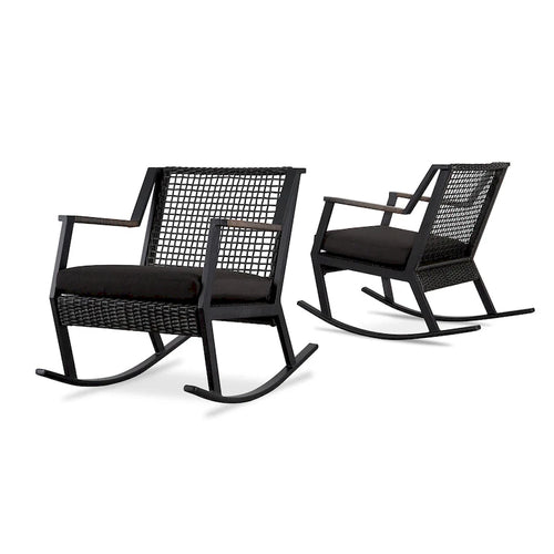 Calvin 25 Rocker Black (set di 2) di Real Flame