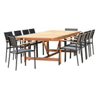 Amazonia Granada Extendable 11 piece Rectangular Patio Dining Set - 11 Piece