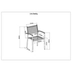 Amazonia Granada Extendable 11 piece Rectangular Patio Dining Set - 11 Piece