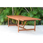 Amazonia Bonita 11 piece Extendable Rectangular Patio Dining Set