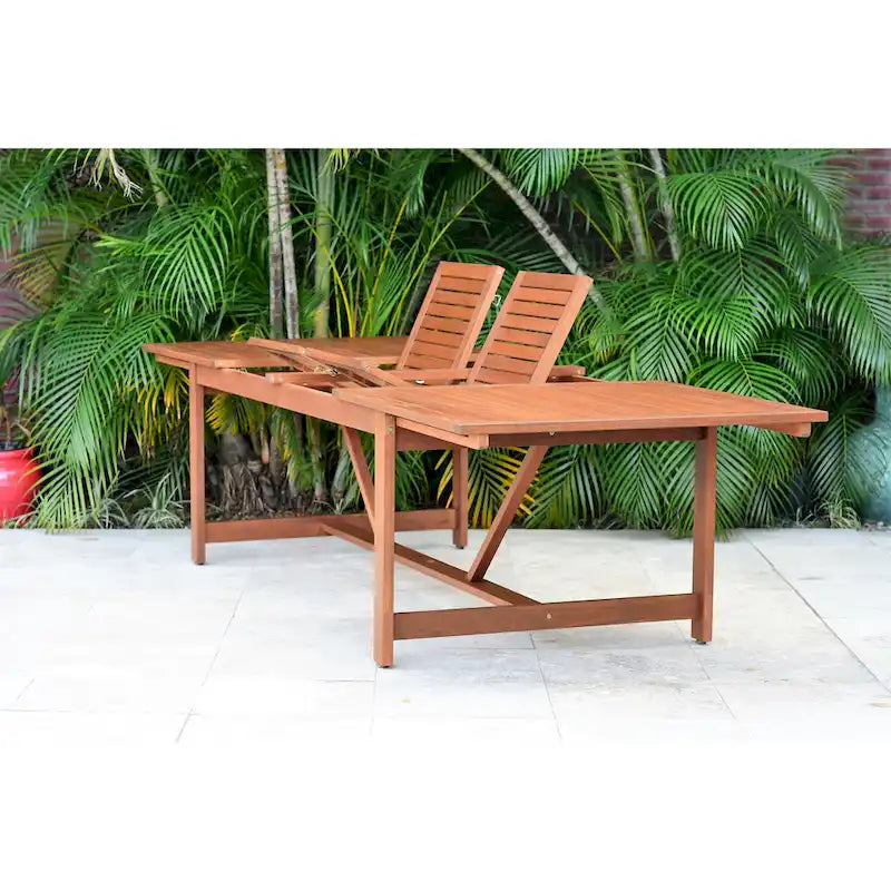 Amazonia Bonita 11 piece Extendable Rectangular Patio Dining Set