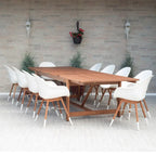 Amazonia Bonita 11 piece Extendable Rectangular Patio Dining Set