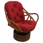 48-inch by 24-inch Twill Indoor Seat/Back Rocker Cushion (Cushion Only) - 48 x 24