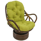 48-inch by 24-inch Twill Indoor Seat/Back Rocker Cushion (Cushion Only) - 48 x 24