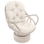 48-inch by 24-inch Twill Indoor Seat/Back Rocker Cushion (Cushion Only) - 48 x 24