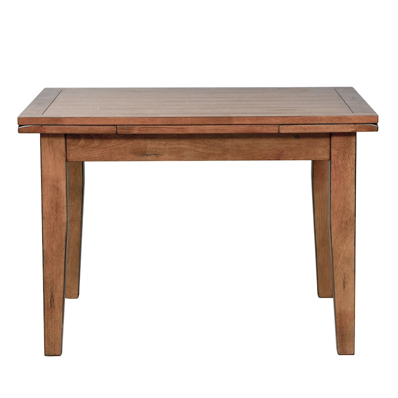 Treasures Rustic Oak 5-piece Sheaf Back Retractable Dinette Set