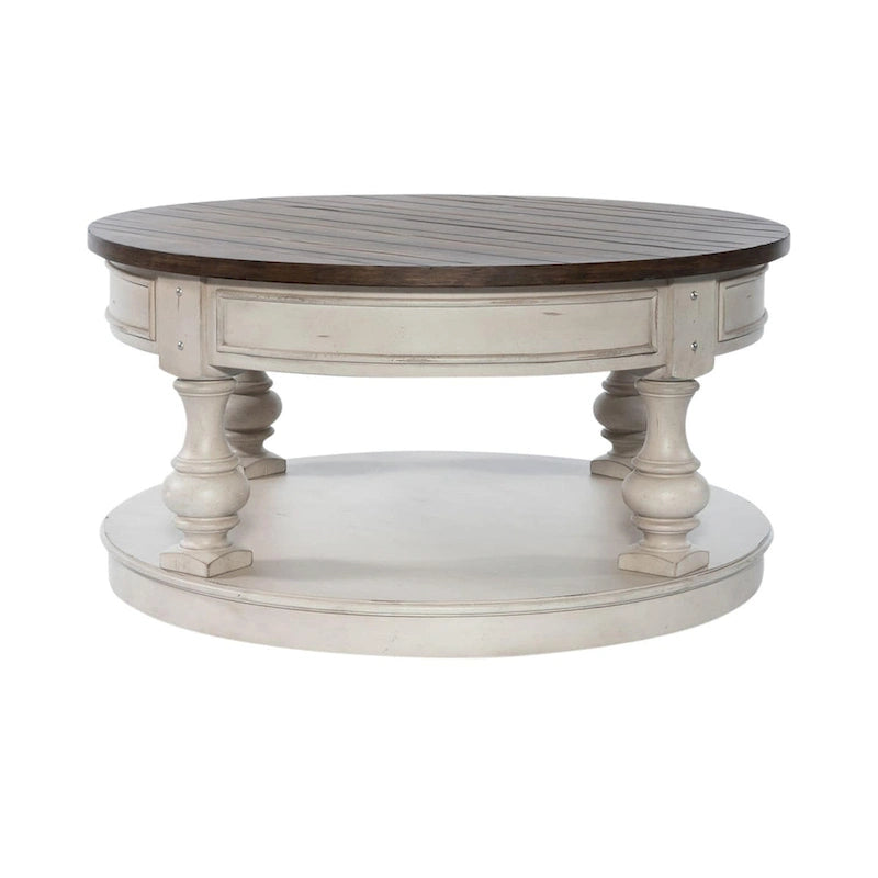 Morgan Creek Antique White Opt 3 Piece Set (1-Cocktail 2-End Tables)