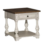 Morgan Creek Antique White Opt 3 Piece Set (1-Cocktail 2-End Tables)