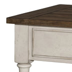 Morgan Creek Antique White Opt 3 Piece Set (1-Cocktail 2-End Tables)