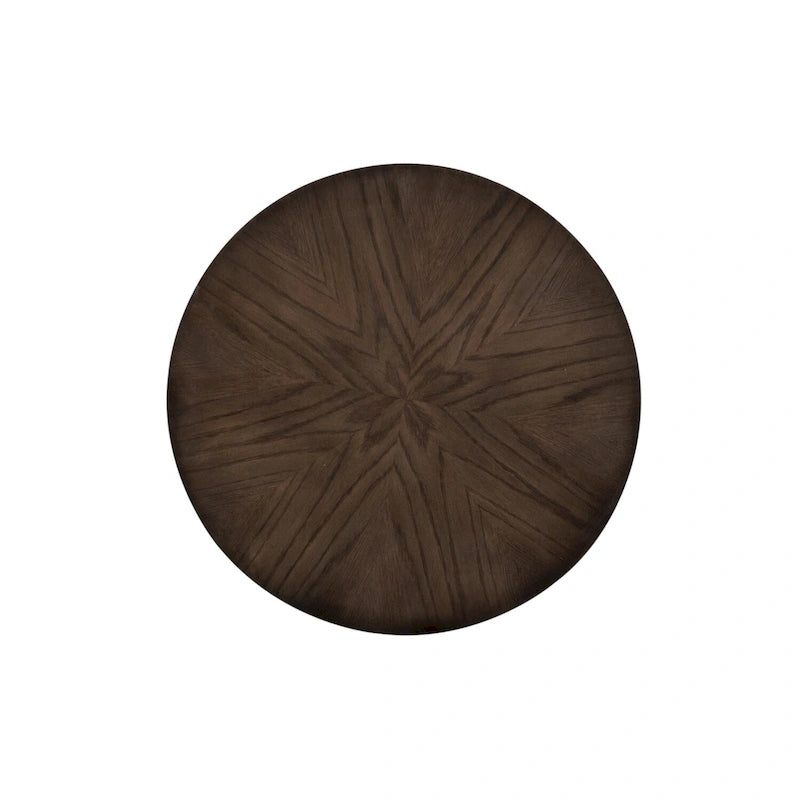Penton Espresso Stone Round End Table