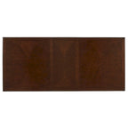 Willa Dark Cherry Wood and Beige Fabric Extendable Rectangular Dining Set by iNSPIRE Q Classic