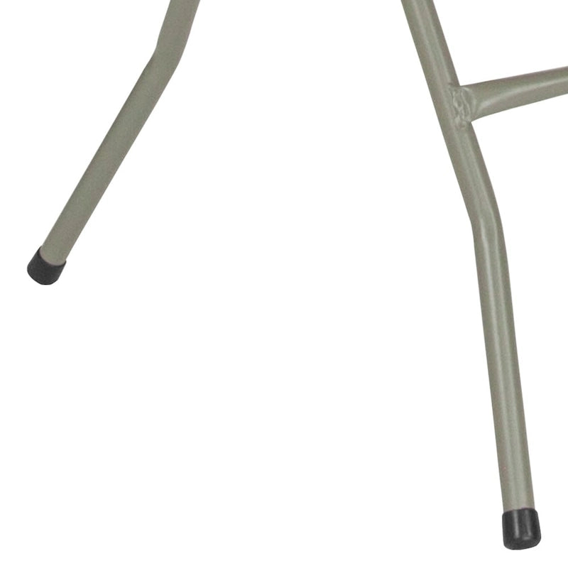 1.95-Foot Square Rattan Plastic Folding Table - Outdoor Event Table