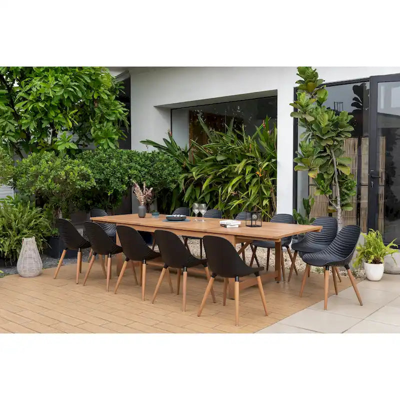 Set da pranzo da esterno Amazonia Resser in legno certificato FSC al 100%