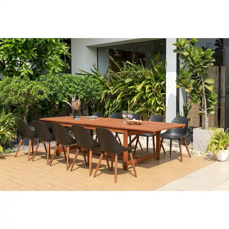 Set da pranzo da esterno Amazonia Resser in legno certificato FSC al 100%