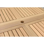 Amazonia 100% FSC Certified Wood Resser Outdoor Patio Dining Set