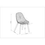 Amazonia 100% FSC Certified Wood Resser Outdoor Patio Dining Set