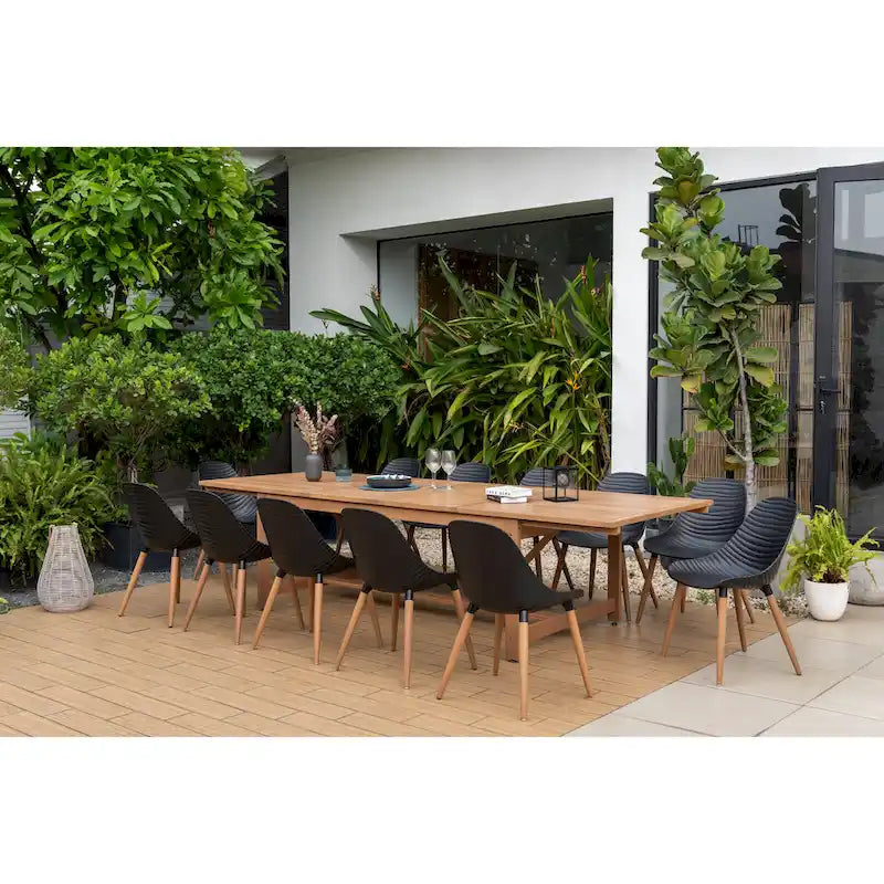 Amazonia 100% FSC Certified Wood Resser Outdoor Patio Dining Set