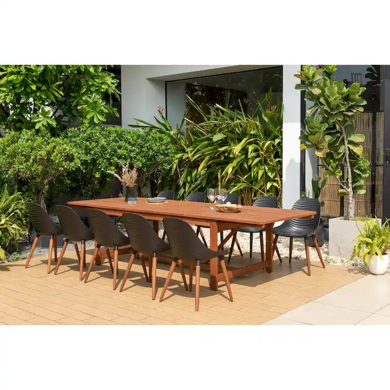 Amazonia 100% FSC Certified Wood Resser Outdoor Patio Dining Set