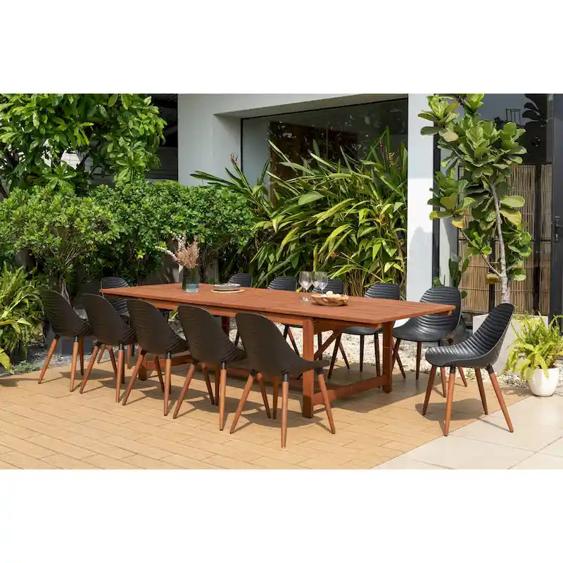Amazonia 100% FSC Certified Wood Resser Outdoor Patio Dining Set