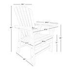 Polytrends Altura 7-Piece Poly Eco-Friendly All Weather Outdoor Dining Set with Armchairs