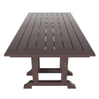 Polytrends Altura 7-Piece Poly Eco-Friendly All Weather Outdoor Dining Set with Armchairs