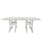 Polytrends Altura 7-Piece Poly Eco-Friendly All Weather Outdoor Dining Set with Armchairs