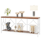 70.9 Inche Extral Long Console Sofa Accent Table for Entryway Living Room