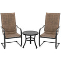 Outdoor Textilene Dining Set with 1.57 Umbrella Hole
