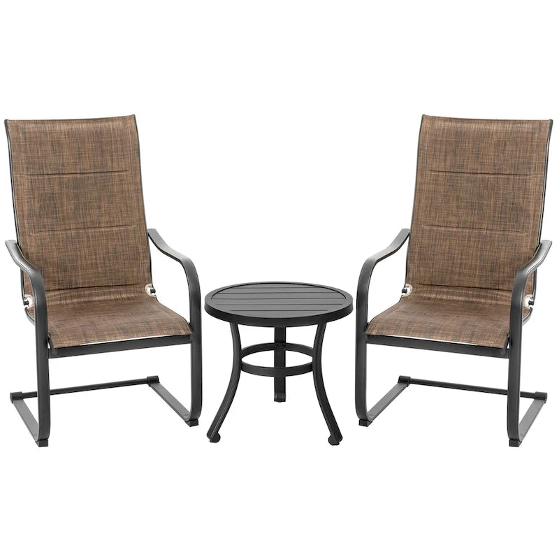 Outdoor Textilene Dining Set with 1.57 Umbrella Hole