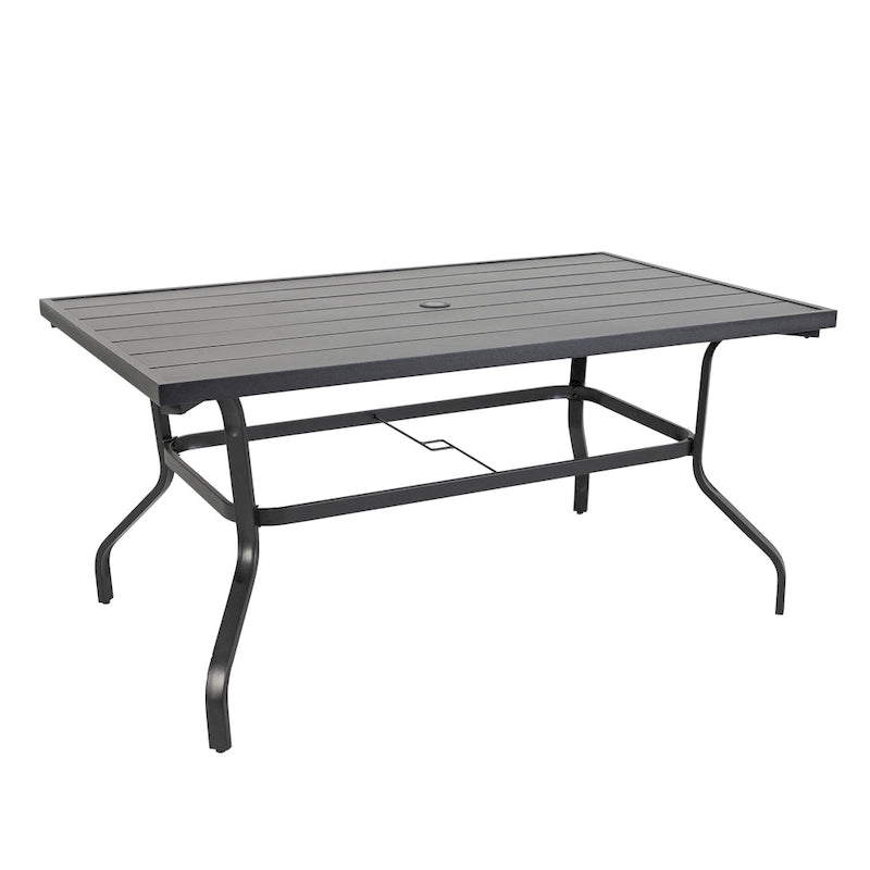 Outdoor Textilene Dining Set with 1.57 Umbrella Hole